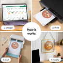 Cricut 8.5x11 Transparent US Letter Printable Vinyl {X173}
