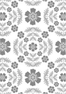 Sizzix Eileen Hull Floral Damask Multi Level Embossing Folder {F205}
