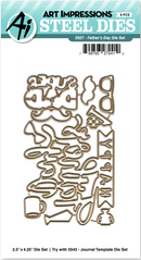Art Impressions Father's Day Die Set {D169}