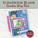 CrafTreat White Accordion Hinge Book {C716}