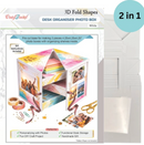 CrafTreat White Desk Organizer Photo Box