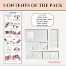CrafTreat White Desk Organizer Photo Box