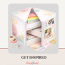 CrafTreat White Desk Organizer Photo Box