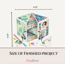 CrafTreat White Desk Organizer Photo Box