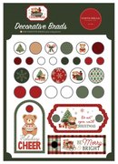 Echo Park Have a Beary Christmas Adhesive Brads {D106}