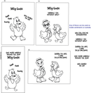 Maymay's Silly Goose 4x6 Stamp Set {A188}