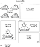 Maymay's Sweetie Pie 4x6 Stamp Set {A199}