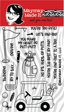 Maymay's Tee-rific Golf Stamp Set 4x6