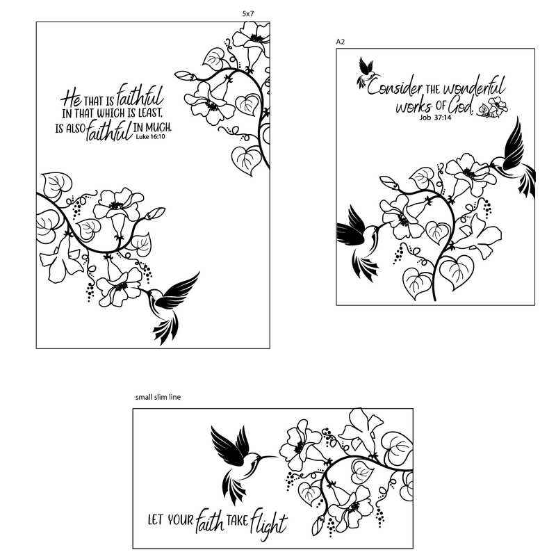 Maymay's Take Flight 4x6 Stamp Set {A64}