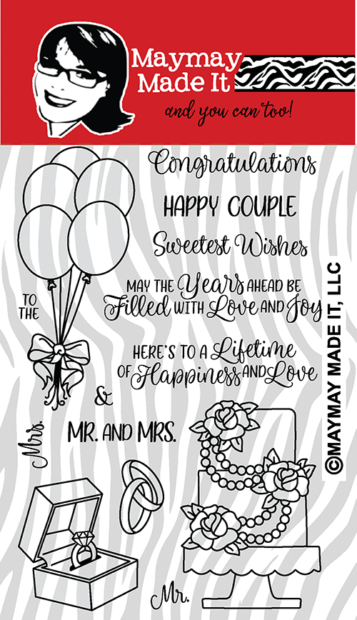 Maymay's The Happy Couple 4x6 Stamp Set {A13}