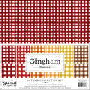 Echo Park 12x12 Autumn Watercolor Gingham Collection Kit {B217}