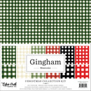 Echo Park 12x12 Christmas Watercolor Gingham Collection Kit {B300}