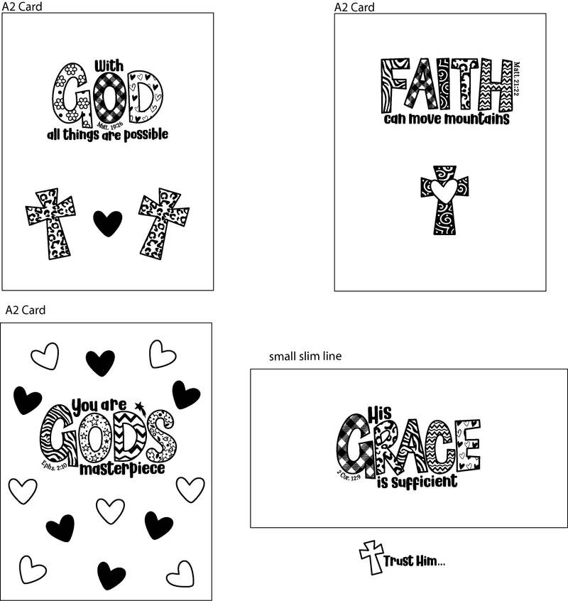Maymay's Without a Doubt 4x6 Stamp Set {A139}