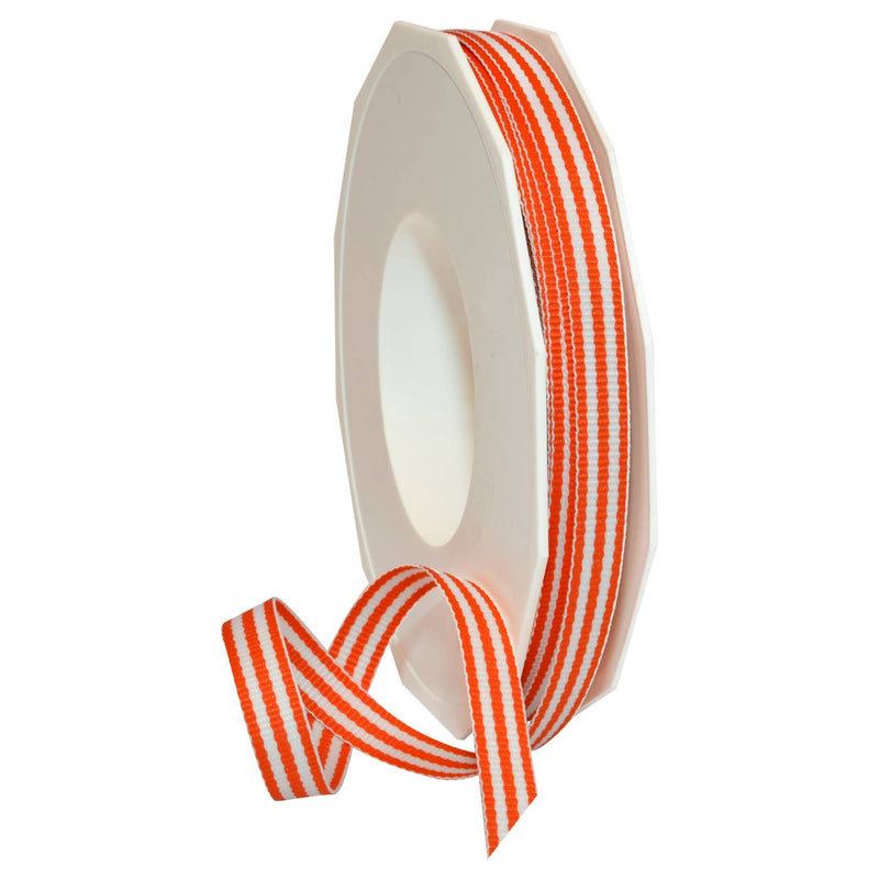 GROSGRAIN 3/8" RED STRIPES