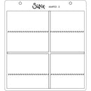 Sizzix Layered Stencils 4PK - Tartan by Olivia Rose {N31}