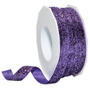 1/4" Emerald Velvet Glitter Ribbon