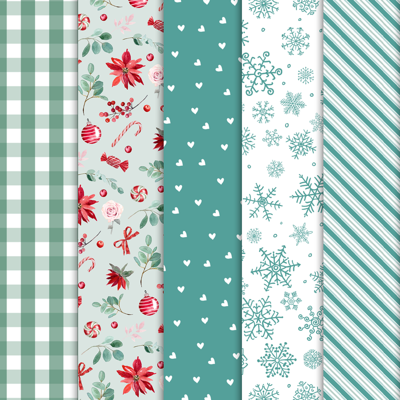 Pretty Little Studio 6x6 Sugar Plum ACCENT Paper Pack {C601}