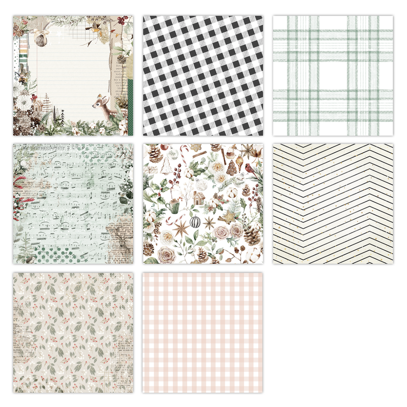 Pretty Little Studio 12x12 Comfort & Joy Paper Pack {B06}