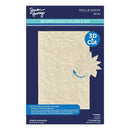 Spellbinders Simon Hurley Playful Poinsettia 3D Embossing Folder & Die Set {F220}