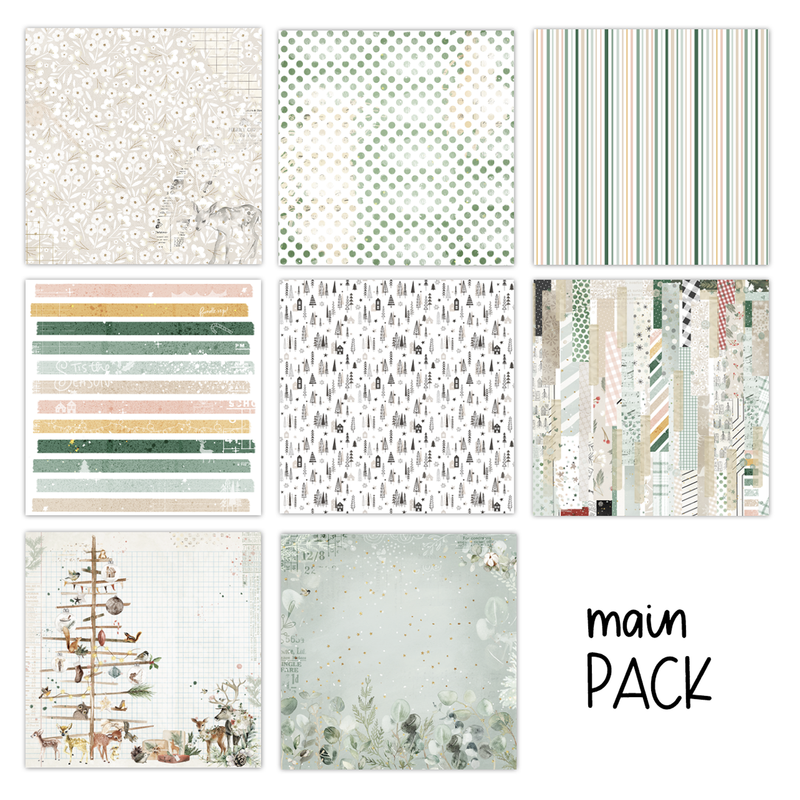 Pretty Little Studio 12x12 Comfort & Joy Paper Pack {B06}