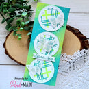 Pink & Main Plaid Cover Die Panel B {D142}