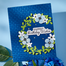 Linen 3D Embossing Folder by Suzanne Hue {X185}
