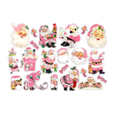 Pretty Little Studio Vintage Pink Santa Claus Christmas Cutouts Ephemera {G184}
