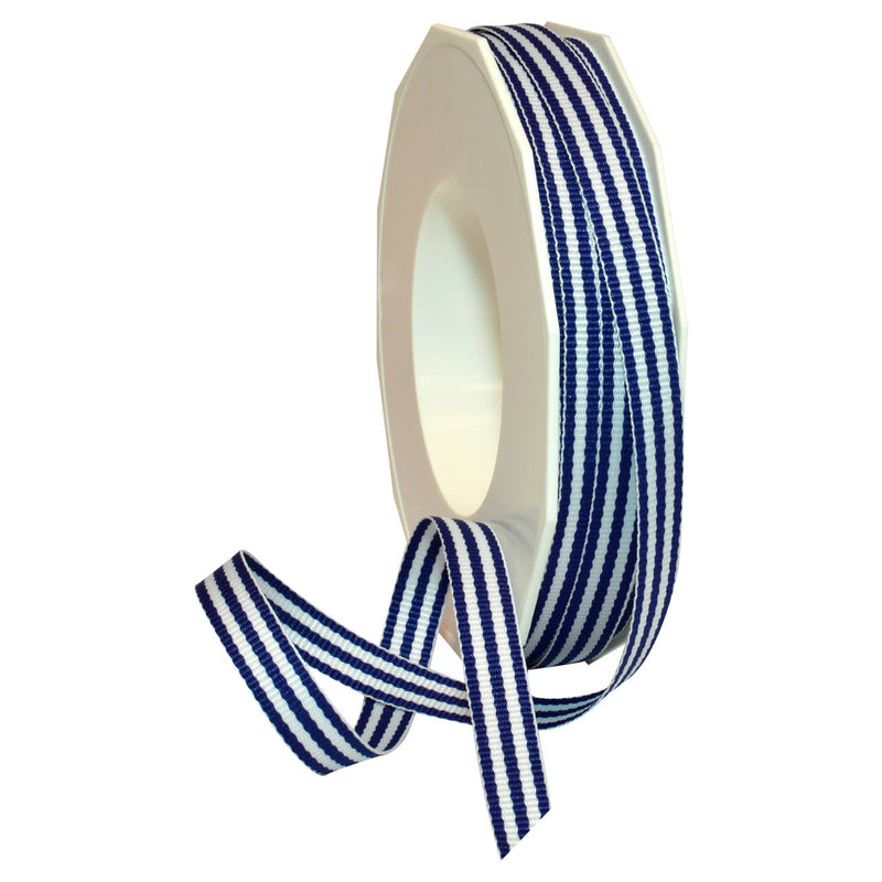 GROSGRAIN 3/8" BLACK STRIPES