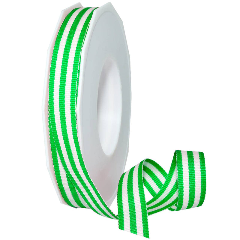 Grosgrain 5/8" Baby Blue Stripes