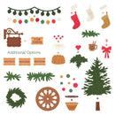 Honey Bee Stamps: Christmas Market Cart Add-On Die Set {N09}