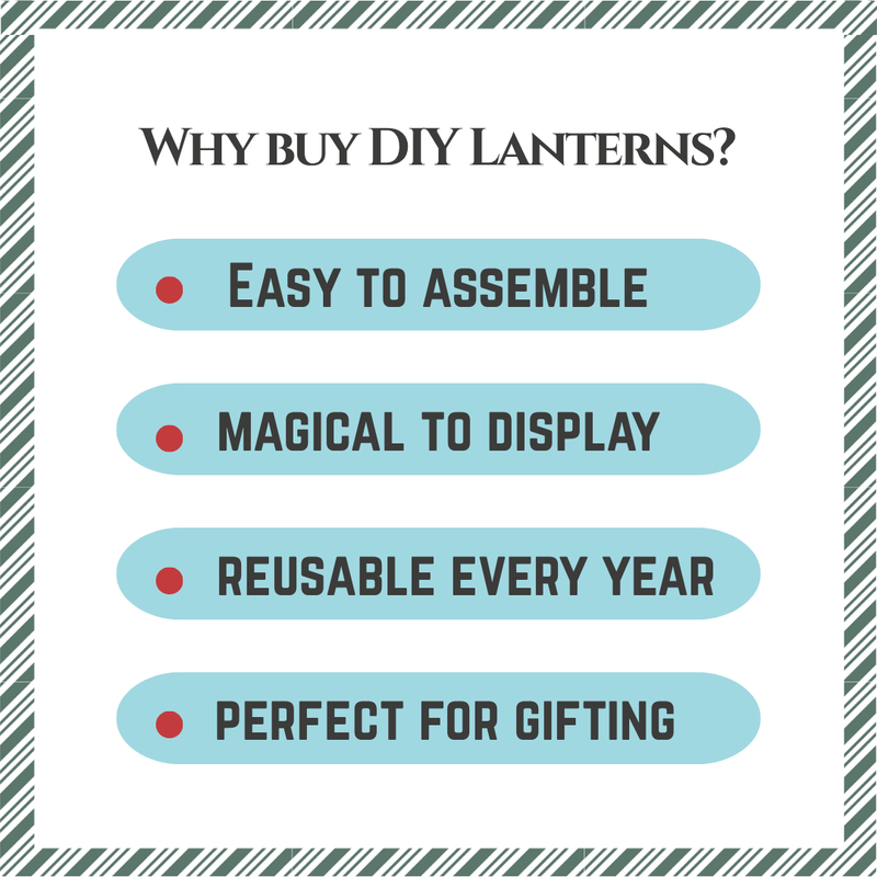 Craftreat DIY Paper Lanterns - Santa