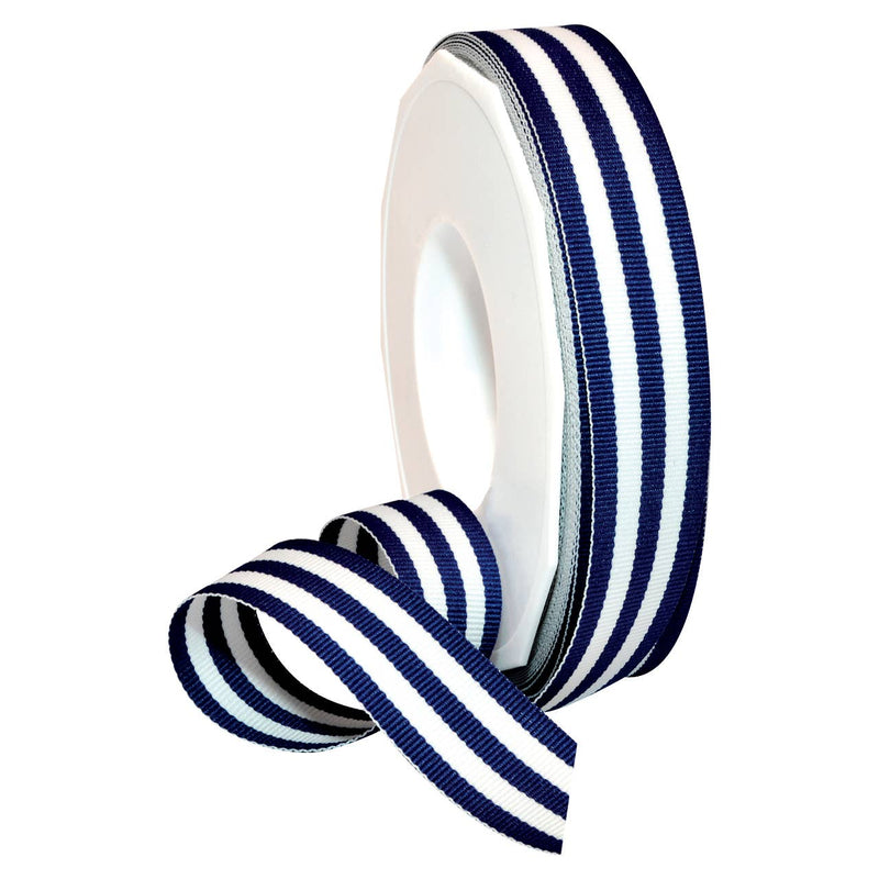 Grosgrain 7/8" Pink Stripe