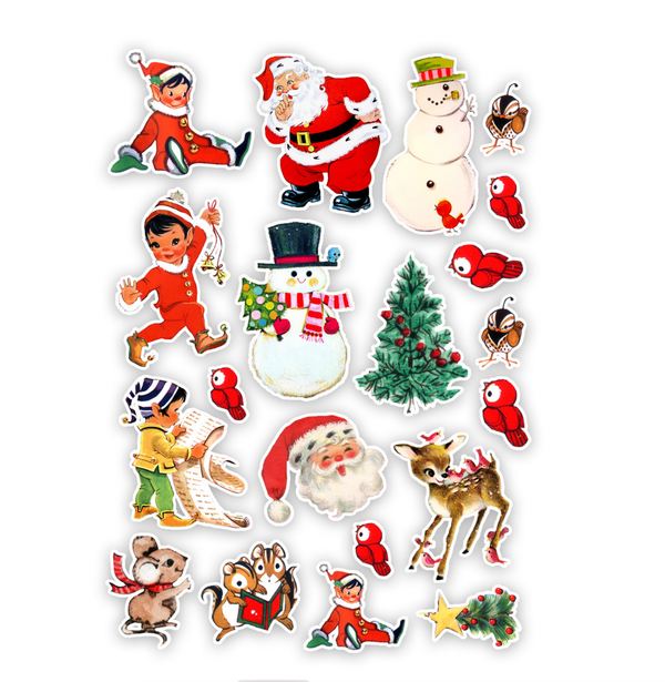 Vintage Merry Christmas Ephemera {G87}
