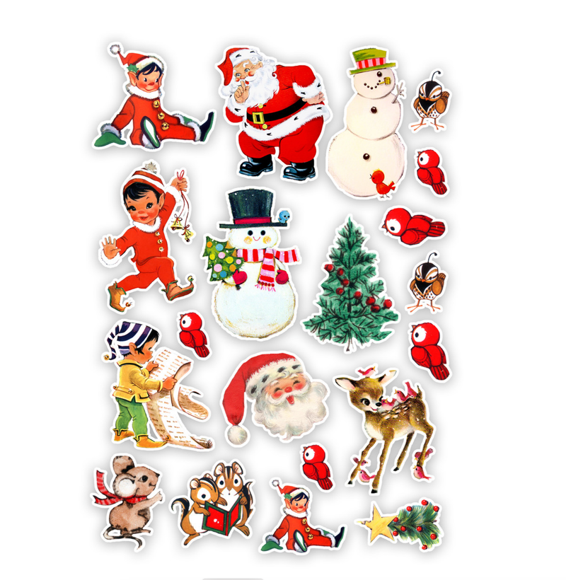 Vintage Merry Christmas Ephemera {G87}
