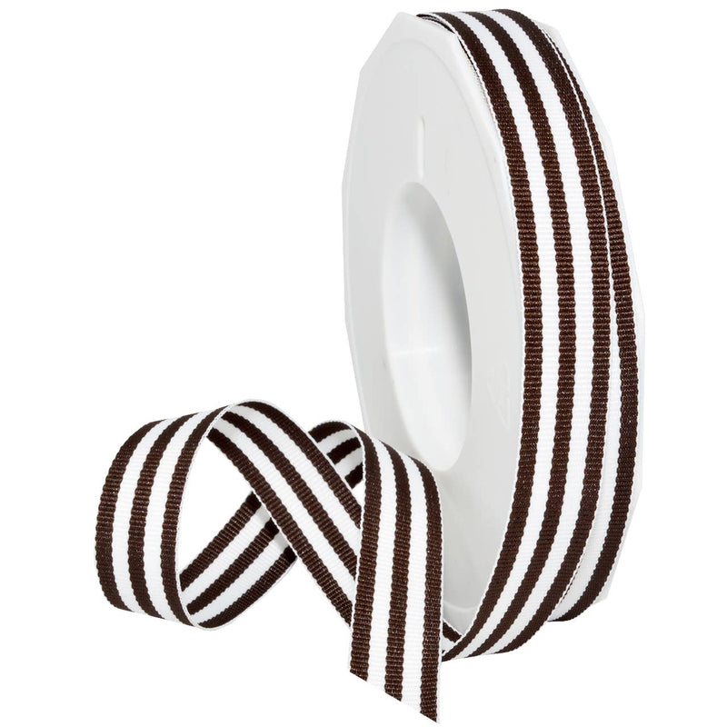 Grosgrain 5/8" Baby Blue Stripes