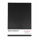 CrafTreat Black Glitter Cardstock - 0pcs {B208}