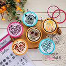 Pink & Main Layered Circles Dies {W77}