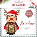 Craftreat DIY Paper Lanterns - Reindeer {C804}