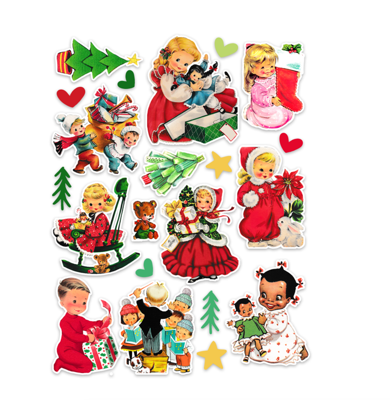 Pretty Little Studio Vintage Carol Christmas Ephemera {G68}