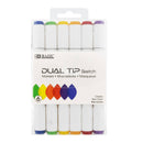 Dual Tip Primary Colors Alcohol-Based Markers - 6pk. {C217}