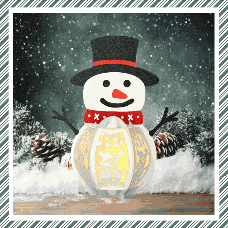 Craftreat DIY Paper Lanterns - Snowman {C804}