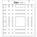Sizzix Layered Stencils 4PK - Tartan by Olivia Rose {N31}