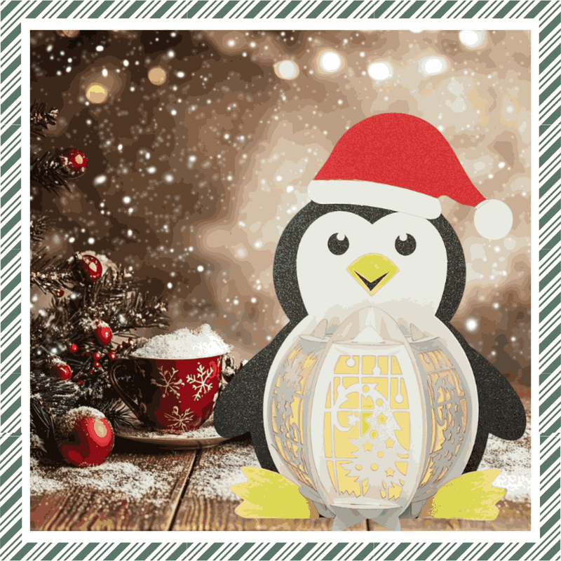 Craftreat DIY Paper Lanterns - Penguin {B321}