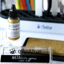 Honey Bee Stamps: Bee Creative Ink Refill - Metallic Gold 1/2 Ounce Bottle {G117}