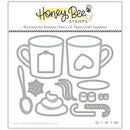Honey Bee Stamps: Mugs & Kisses Die Set {N12}