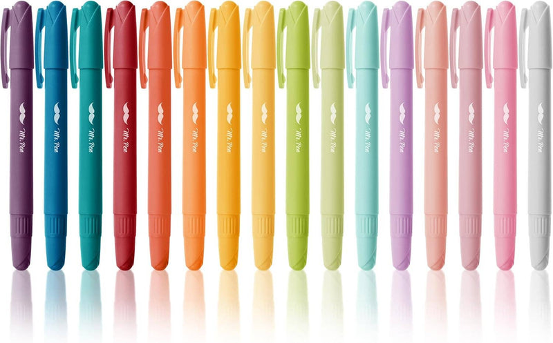 Mr Pen No Bleed Gel Bible Highlighters - 16 Pack {E149}