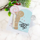 Hero Arts Peeking Gingerbread Man Fancy Dies {X189}
