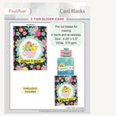 Craftreat 3 Tier Slider Card Card Blanks {B116}