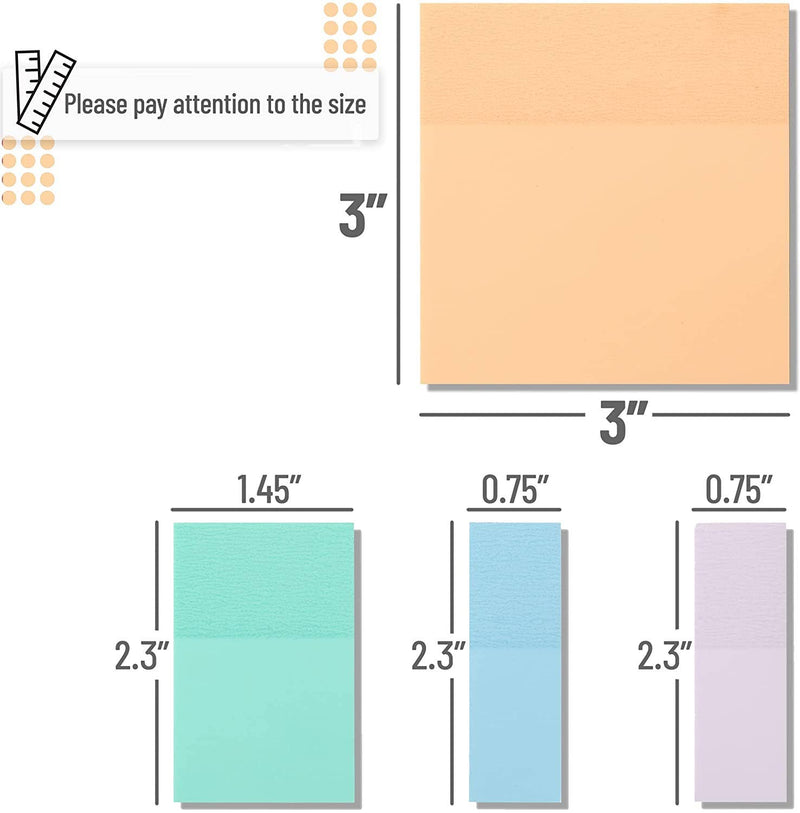 Mr. Pen Pastel Transparent Sticky Notes {E212}