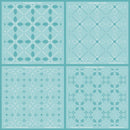 Honey Bee Stamps: Floral Mosaic - Set of 4 - 6"x6" Layering Stencils {N17}